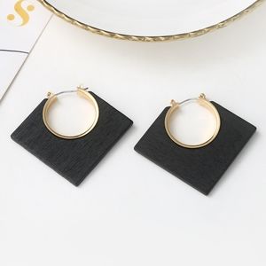 3 for $15 Geometric Black Wood Earrings